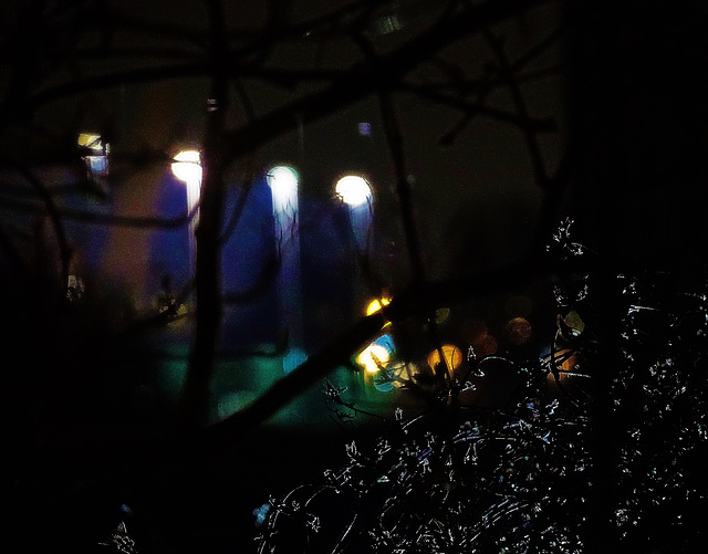 Night Shadows And Window Views