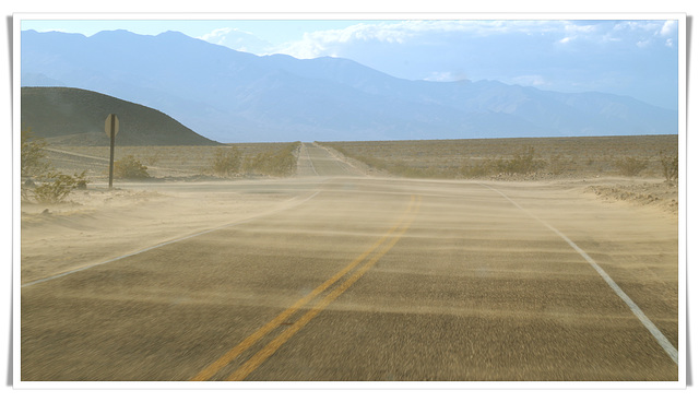 Storm sand  (badwater) -Death Valley- California