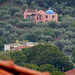 Distinctive building across the valley