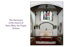 The Sanctuary St Mary's Friston 23 4 2013