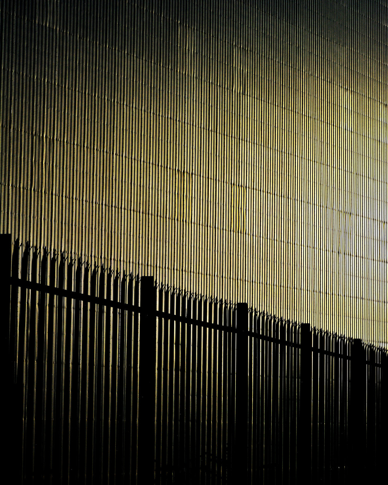 Fence,wall and sunlight