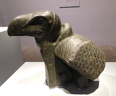 Head and Shoulder Statue of a Vulture, Likely the Goddess Nekhbet in the Metropolitan Museum of Art, January 2026
