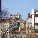 Lyon (69) 4 mars 2013. Notre-Dame-de-Fourvière depuis Perrache.