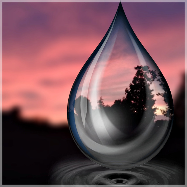 Couleurs du soir avec Photo Blender et Pip