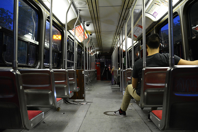 Canada 2016 – Toronto – Night tram