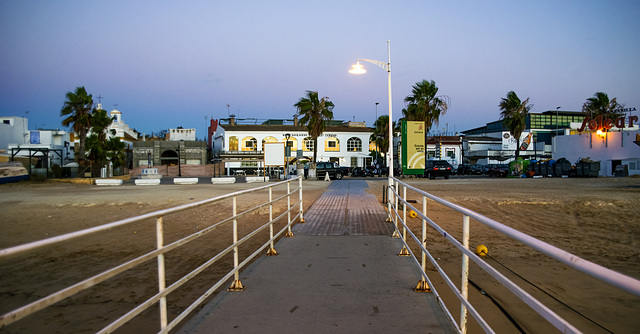 Frente al embarcadero