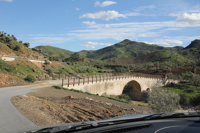 Brücke über den Río de Campanillas