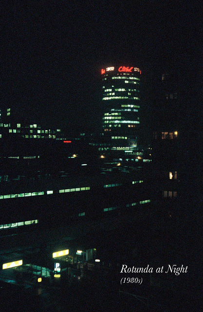 Rotunda at Night (Scan from 1980s)
