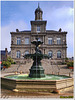 Fountain in front of the town hall - HBM