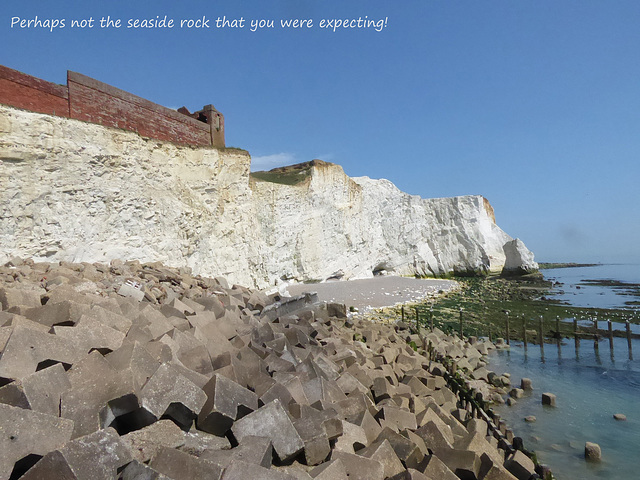 Seaside rock armour ~ Seaford ~ 19 7 2021
