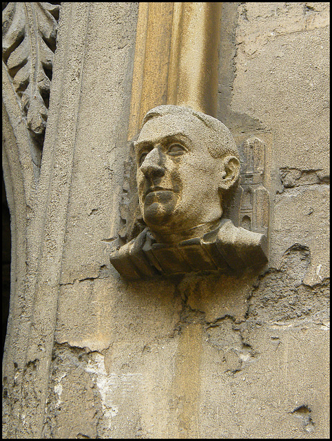 Bodleian stone head