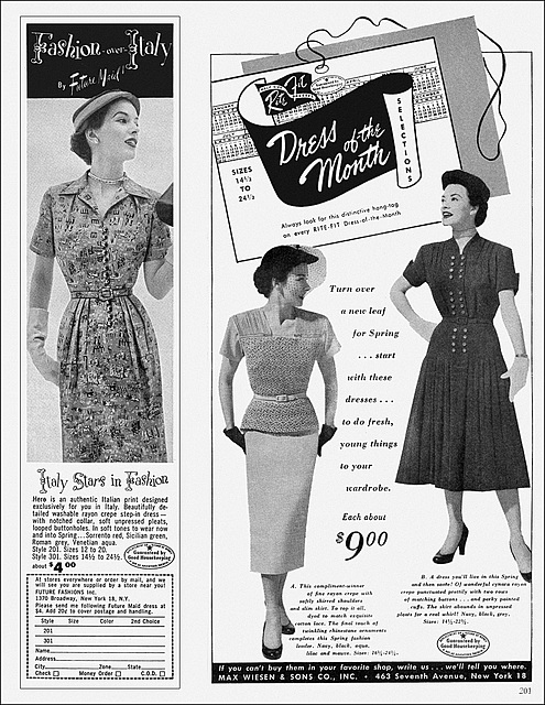 B&W Ads, 1952