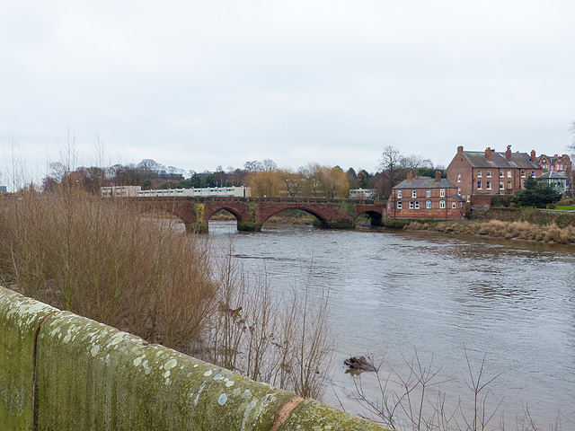 River Dee with the Old Dee Bridge