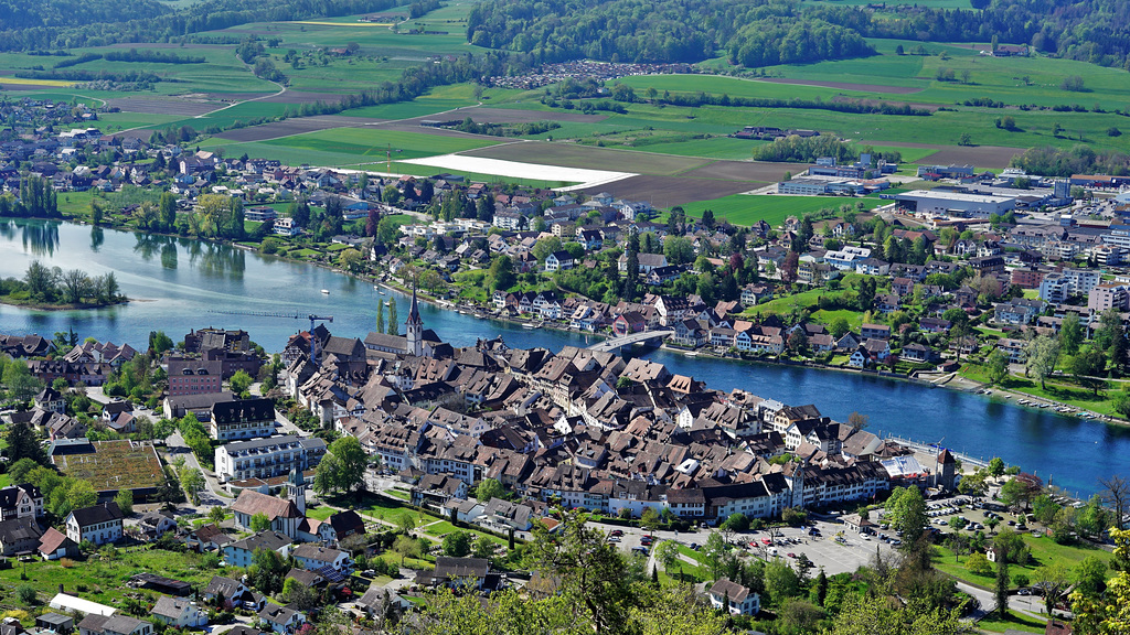 Stein a Rhein 08.05.2021 / Aussicht Burg Hohenklingen Thurgau