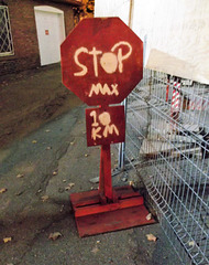 Weird stop sign