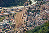 View of the train station Bozen from the Rittner gondola lift (better view on black)