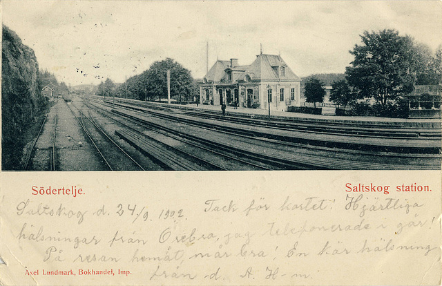 6371. Södertelje - Saltskog station.