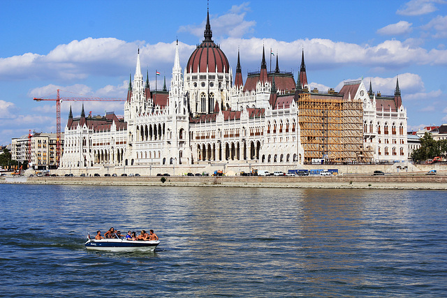 Das Parlamentsgebäude in Budapest