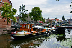 Sail Leiden 2018 – Antonius passing the Scheluwbrug