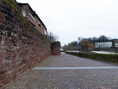 Roman city walls, Chester
