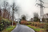 Radweg auf der ehem. Zechenbahn (Recklinghausen-Hochlarmark) / 11.12.2021