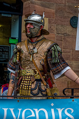 Roman soldier, a tour guide