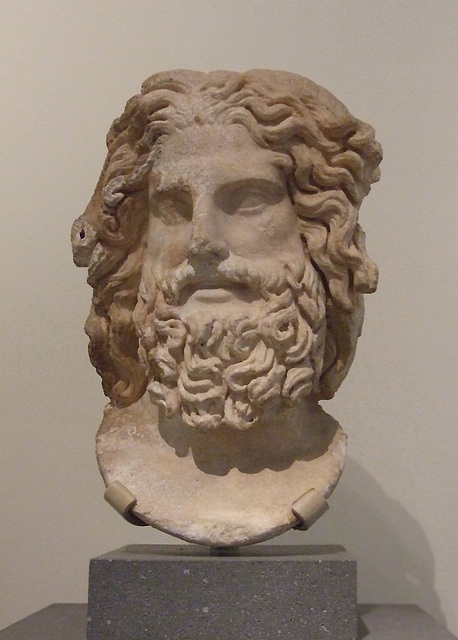 Marble Head of Zeus Ammon in the Metropolitan Museum of Art, May 2012