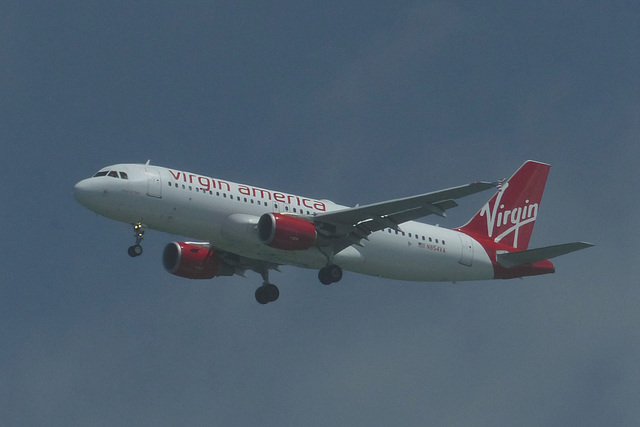 N854VA approaching SFO - 14 April 2016