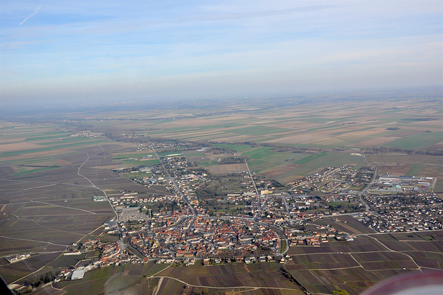 Vue de Vertus en ULM