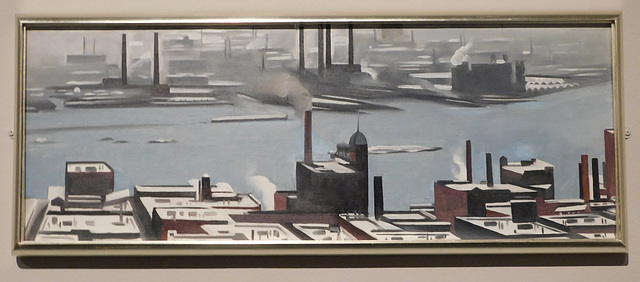 East River from the Shelton Hotel by Georgia O'Keeffe in the Metropolitan Museum of Art, January 2019