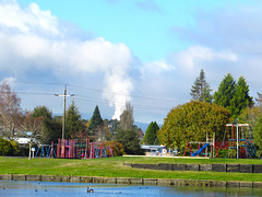 Playground At Lake Moananui.