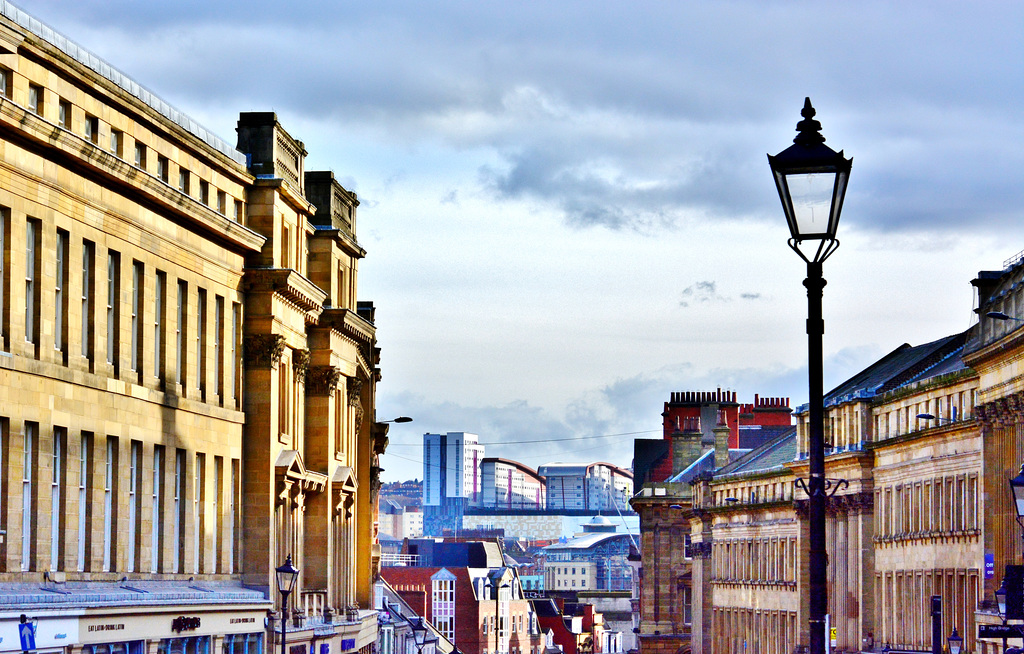 Grey Street.Grainger Town.Newcastle upon Tyne