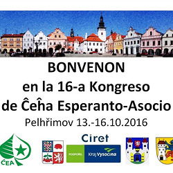 Bonvenon en la 15_a ĈEA-Kongreso en Pelhřimov