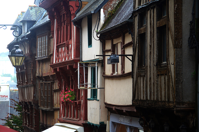 Historische Häuserzeile in Lannion