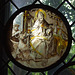 St. Dunstan of Canterbury Stained Glass Roundel in the Cloisters, October 2010