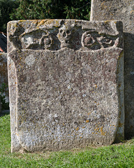 Tombstone at St Kyneburgha's, Castor