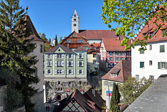 Meersburg - Ausblick zur Stadtpfarrkirche "Mariä Heimsuchung"