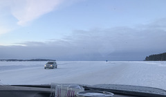 ice road from Isön to Norderön