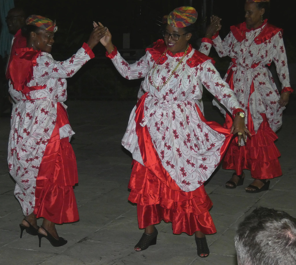 Dancers at Bel Jou Hotel Barbecue