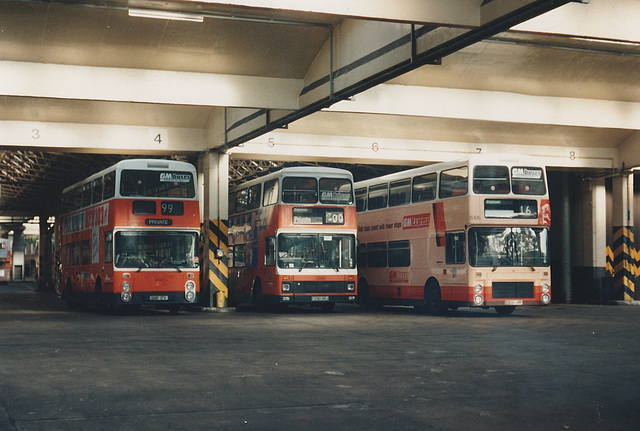 GM Buses (former Rochdale Corporation) garage - 18 Oct 1991