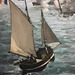 Detail of the Battle of the USS Kearsarge and the CSS Alabama by Manet in the Metropolitan Museum of Art, December 2023