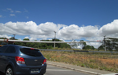 Traffic in stand-by on road CE-040.