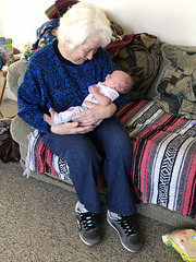 Great-grandmother Verna and Jocassee