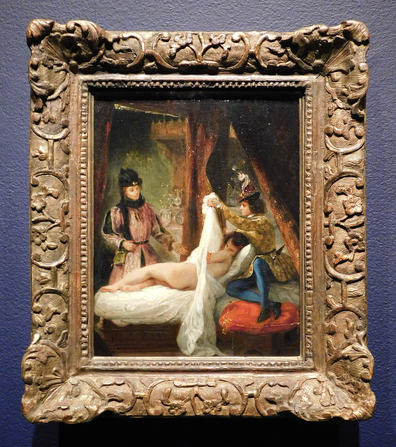 The Duke of Orleans Showing his Lover by Delacroix in the Metropolitan Museum of Art, January 2019