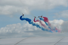 Red Arrows Over Silverstone