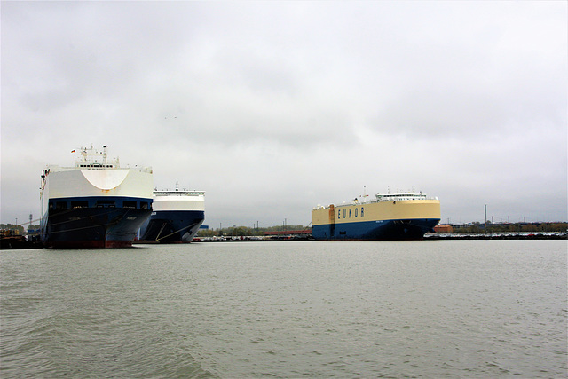 Autotransporter in Bremerhaven