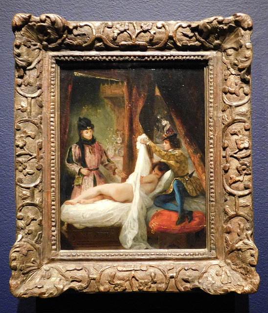 The Duke of Orleans Showing his Lover by Delacroix in the Metropolitan Museum of Art, January 2019