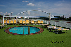 the little pool on the boat