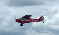 G-BZHU approaching Gloucestershire Airport - 20 August 2021