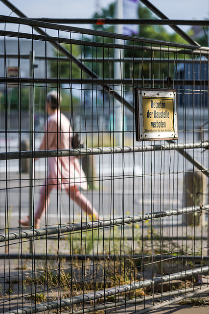 Betreten der Baustelle verboten (15.08.2022)